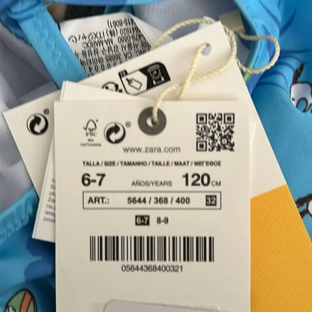 ZARA Kids | Blue | SNOOPY PEANUTS™ SWIMSUIT
